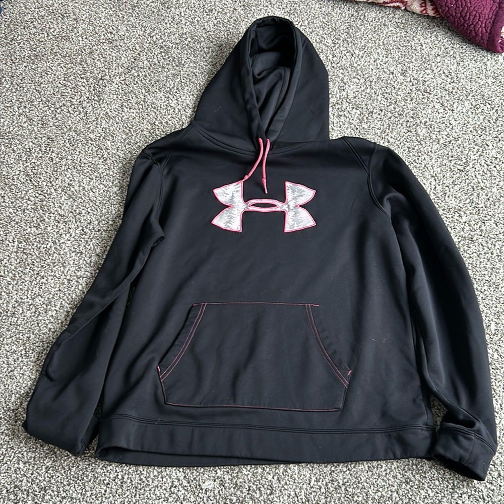 Under Armor Black/Pink Sweatshirt